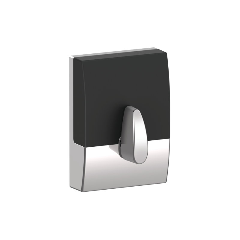 Schlage Touch Keyless Touchscreen Deadbolt with Century Trim, Bright Chrome