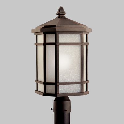 Severson Stained Glass Post Lantern