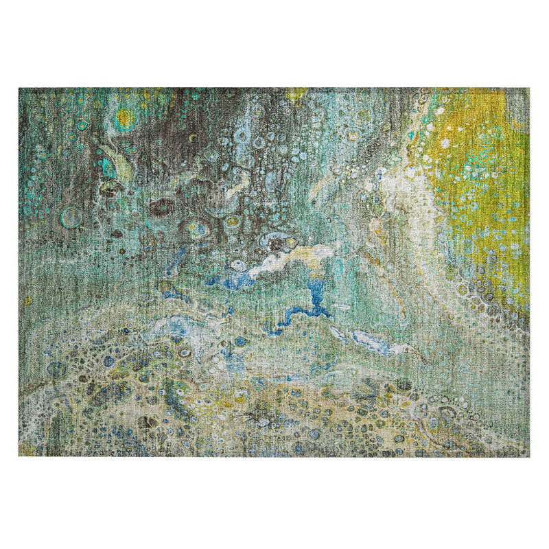 Tapis intérieur / extérieur Fayme, Rectangle 1 pi 8 po x 2 pi 6 po