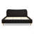 Roman Curved Headboard Upholstered Platform Bed-1261629683-1261629681