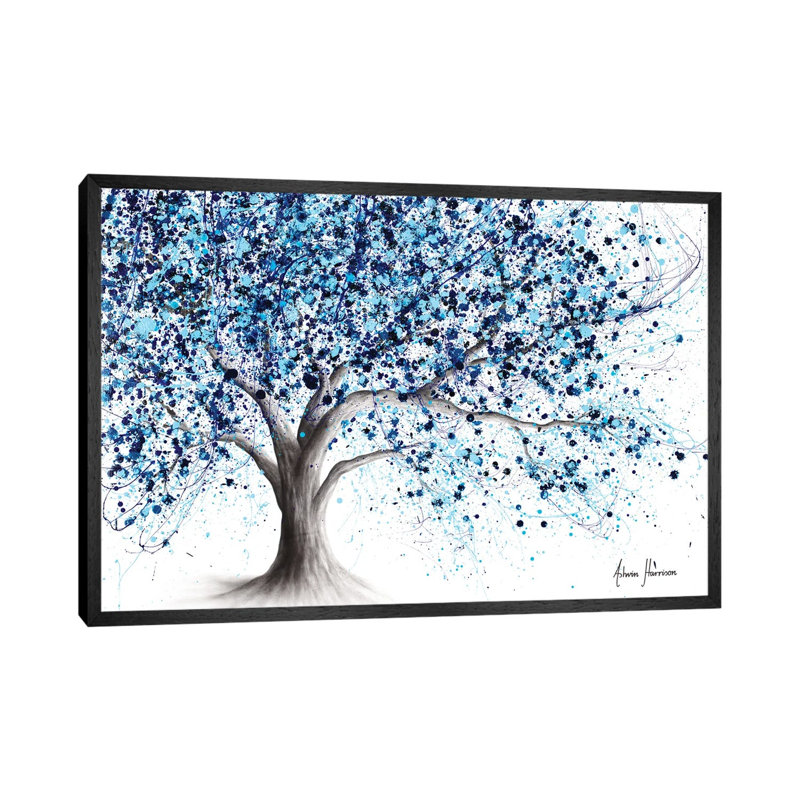Marine Tree by Ashvin Harrison - Print on Canvas, Black Framed, 66.04 cm H x 45.72 cm W