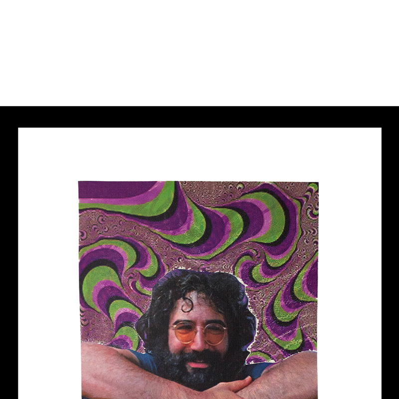 Jerry Garcia Grateful Dead - impression encadrée
