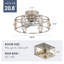 Petit ventilateur de plafond 20 po avec enceinte et cage 20 po Crystal-1898753190-1898753191