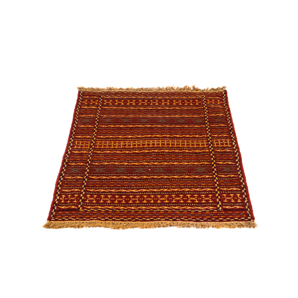 BohoLiving Kelim Teppich - Oriental - 90 x 60 cm - mehrfarbig