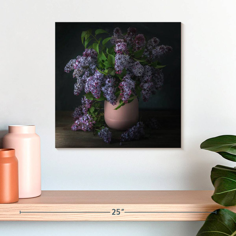 Arney Purple Lilac Bouquet, 16" H x 16" W