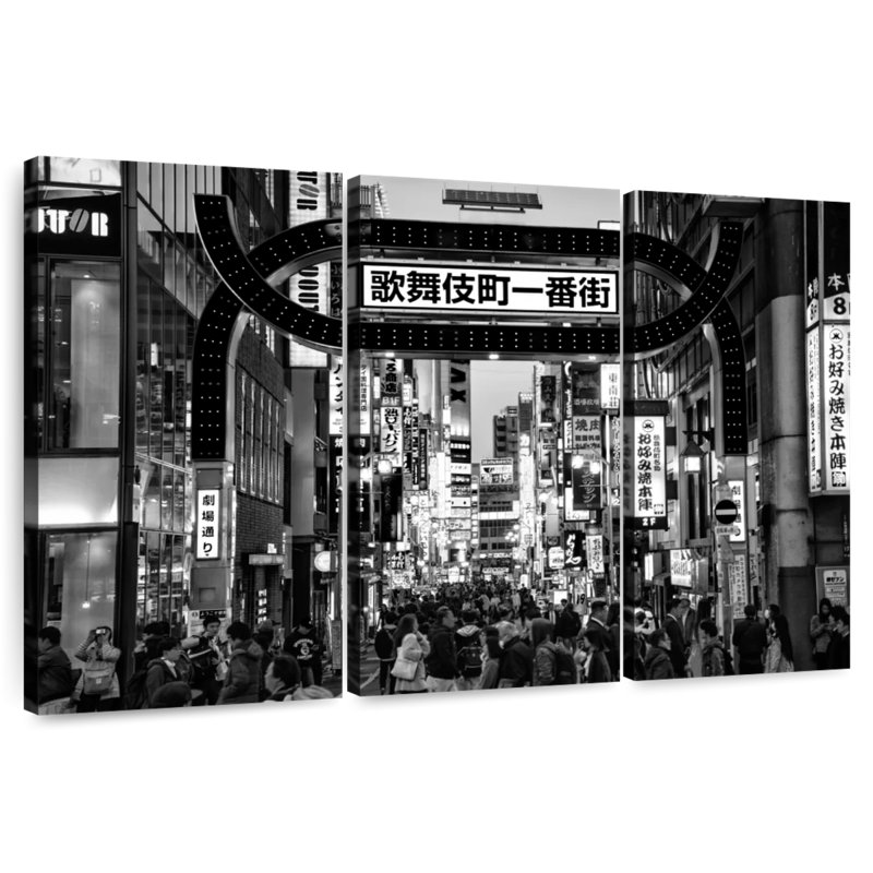 Sireci Kabukicho Tokyo, 42" H x 65" W
