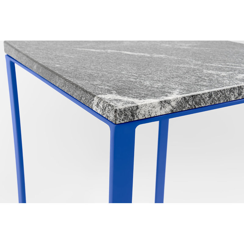 Aiyat Frame End Table, Blue