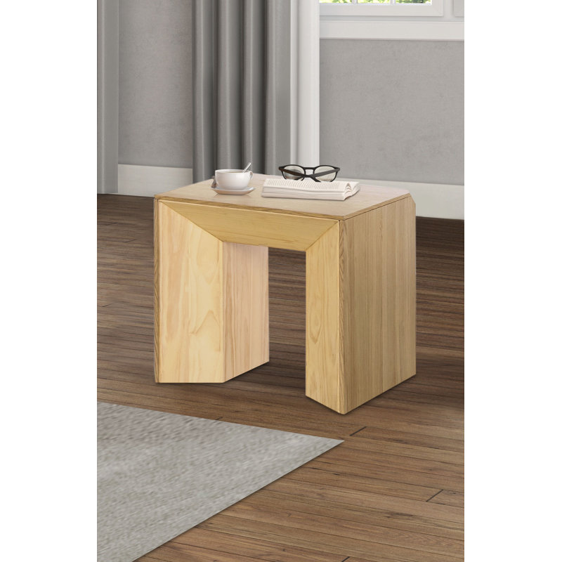 Table de bout, finition chêne naturel