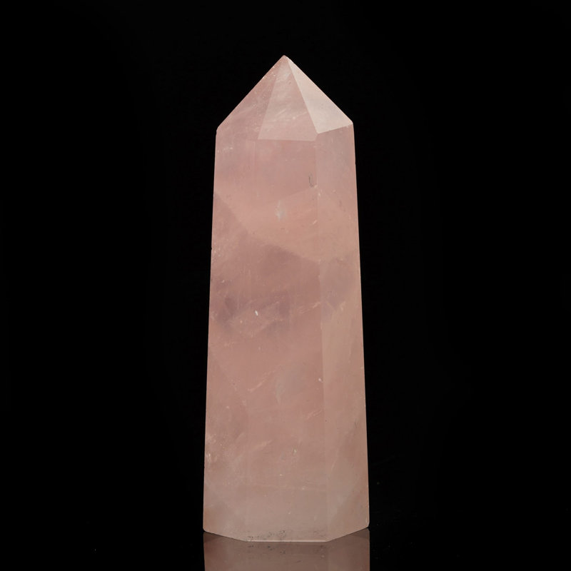 Elegant Rose Quartz Obelisk from Brazil
