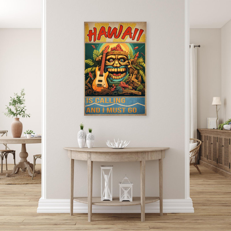 Hawaii Is Calling And I Must Go, H 14 po x l 11 po x P 1,25 po