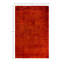 Tapis unique noué à la main Fine Vibrance - orange, 6 pi 3 po x 9 pi 7 po