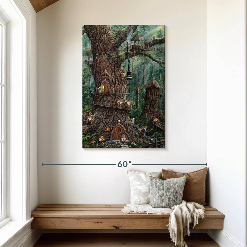 Kelan Gnomes Sweet Home, 45" H x 30" W