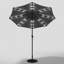 Aiso 3m Traditional Parasol with LED Light-1117671540
