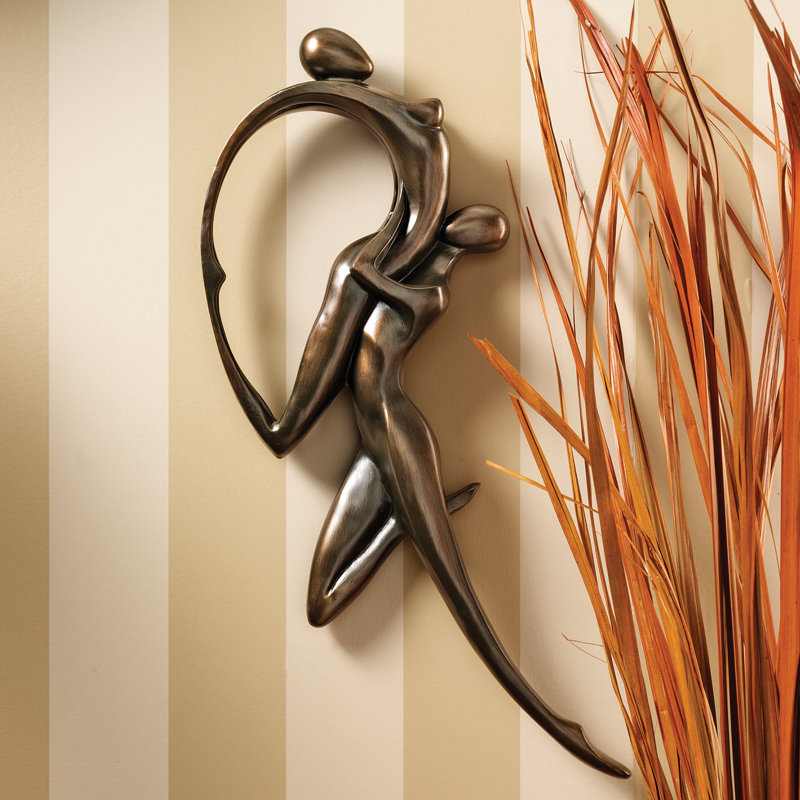 Dance of Desire Figural Wall Décor, Bronze