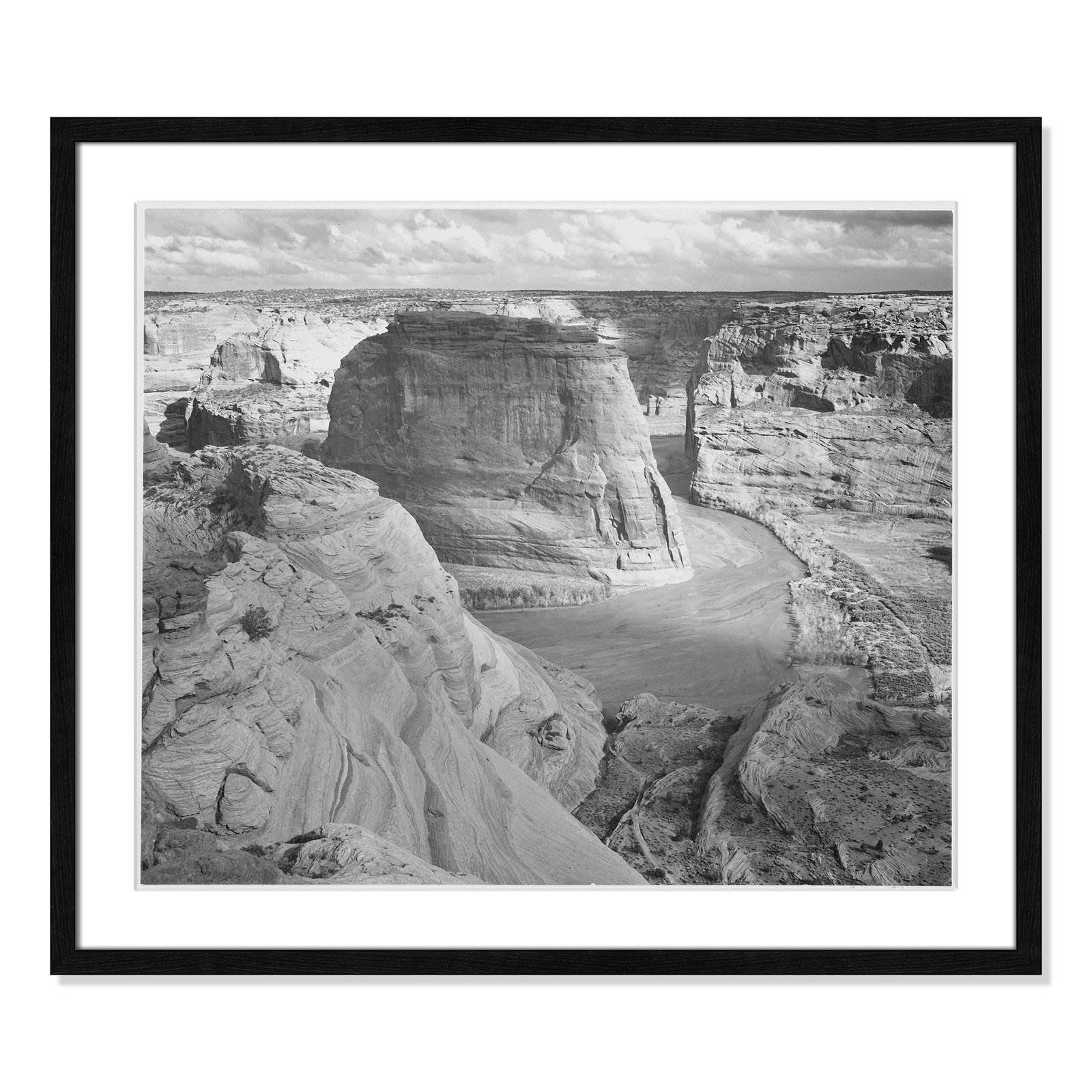 Canyon De Chelly Arizona 2 by Adams, Black, 21.5" H x 25.5" W x 0.75" D