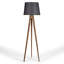 Lampe sur pied à abat-jour tambour Eclipse