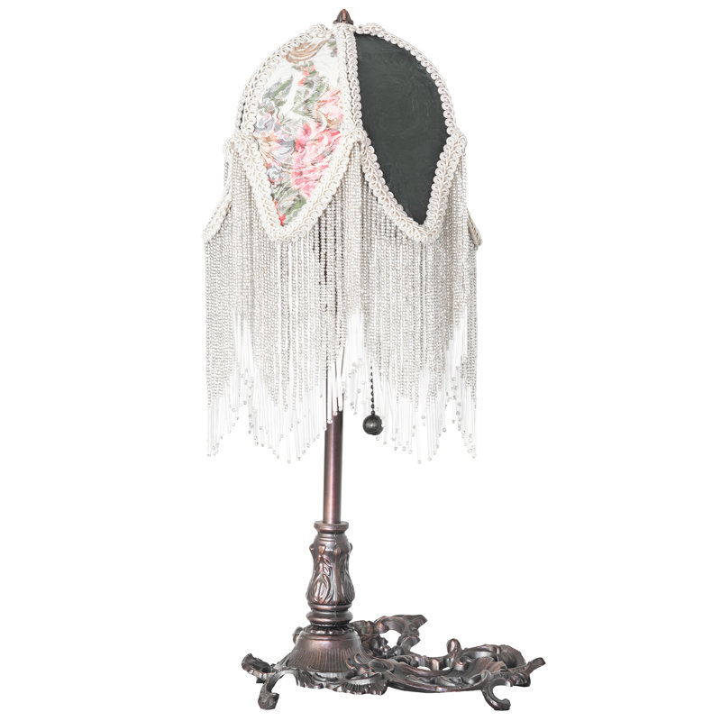 19" High Fabric Tulip Lighted Vanity Tray