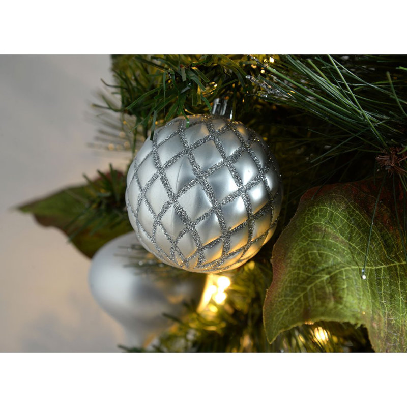 3.94' H Lighted Artificial Pine Christmas Tree