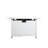 43" Rectangular Fire Pit - Smoked Glass & Stainless Steel 50,000 Output White Year-Round Outdoor Comfort Hidden Propane Tank Space With Gathering Place Compartment For Use