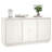  Sideboard White 43.7X13.4X23.6" Solid Wood Pine