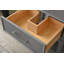 Meuble-lavabo simple 24 po avec plateau en céramique Brodnax-1755984569