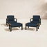 Chaise de patio Townsend, coussins et repose-pieds Sunbrella®