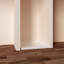 Base de douche blanche 36 po x 36 po - Bonde centrée, seuil simple à profil bas