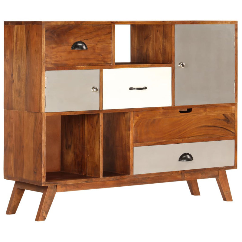 Amias 115cm Solid Wood Sideboard