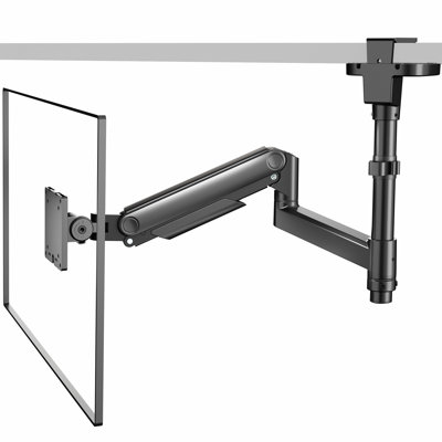 VIVO Under-Surface Clamp Monitor Arm Mount, Fits Screens 17"-32”, 33lbs Capacity