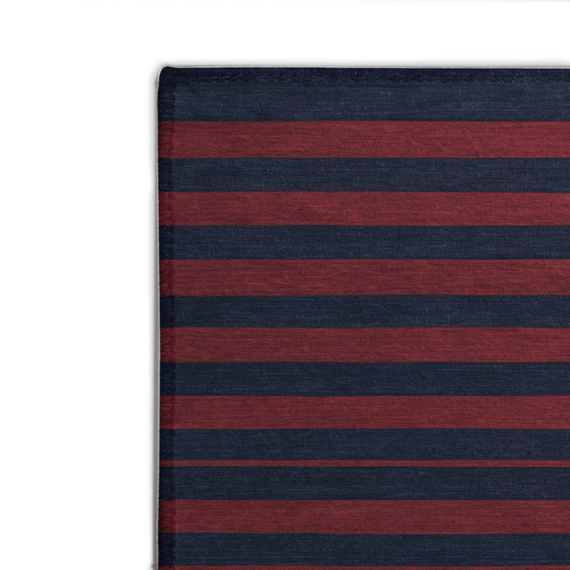 Tapis intérieur / extérieur gris HorizontalStripes, Rectangle 4pi x 6 pi