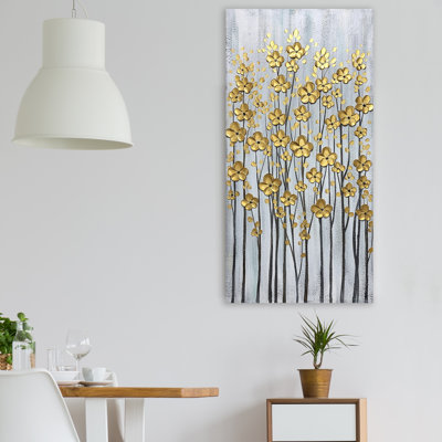 Fleurs, art mural