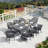 Patio Dining Set with Rectangular Table , Cushions Included-97745726