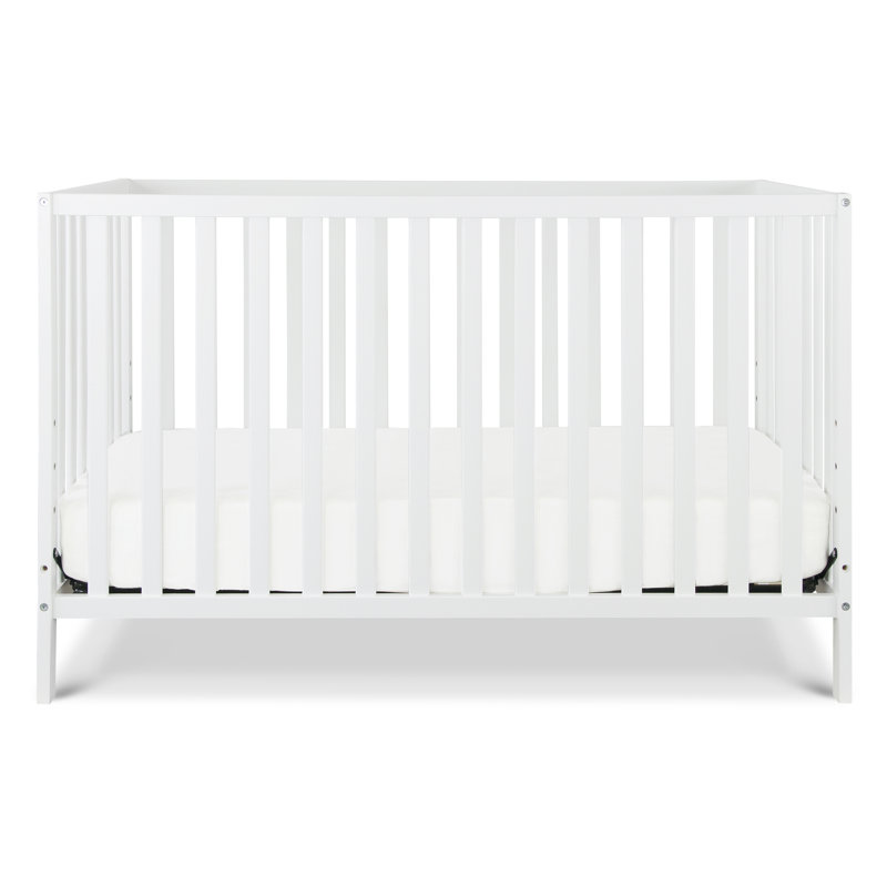 Union 4-in-1 Convertible Crib, White