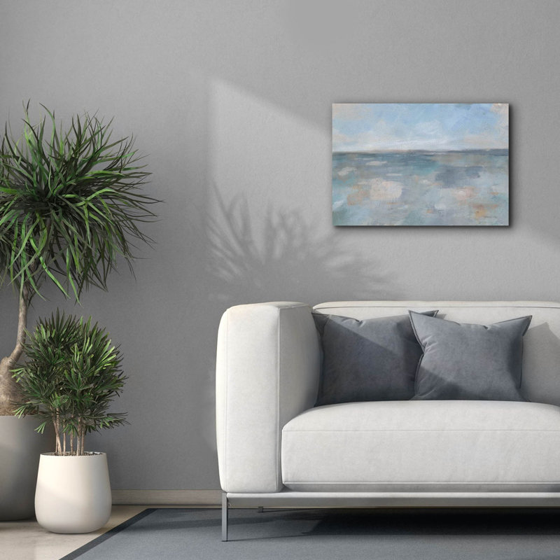 Art mural sur toile  «Simply By The Sea» par Danhui Nai, H 18 po x l 26 po