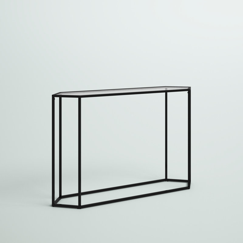 Beck 48'' Console Table, Blackened Bronze