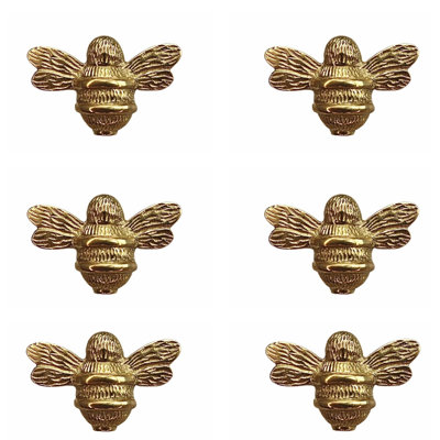 Sagers 6 X Nickel Bee Knobs