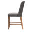 Tabouret de comptoir gris avec pieds en bouleau et revêtement en mousse-1144251401-1144251403
