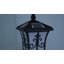 Lampadaire noir à double usage solaire et câblé noir, DEL 4 couleurs, étanche IP65, avec télécommande, pour barrière extérieure et patio