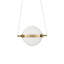 Luminaire suspendu sphère 2 lumières Otto
