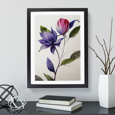 The Unique Flower - Framed Print