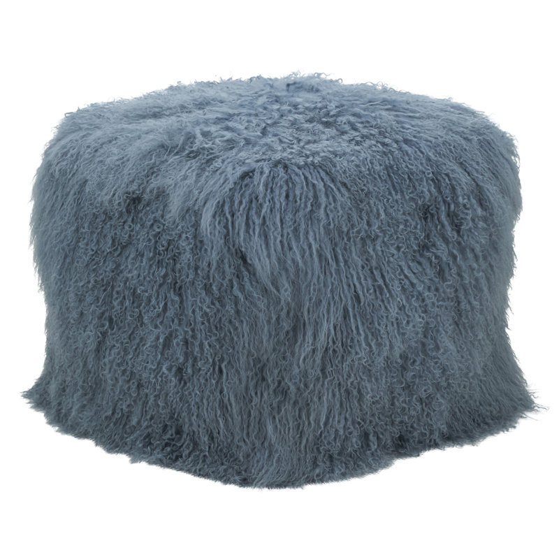 Pouf Bulluck, Bleu gris