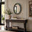 Rund Flat Metal Wall Mirror