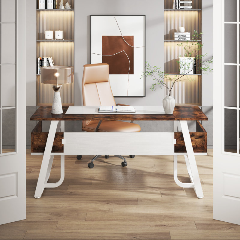 Rustic Brown/White
