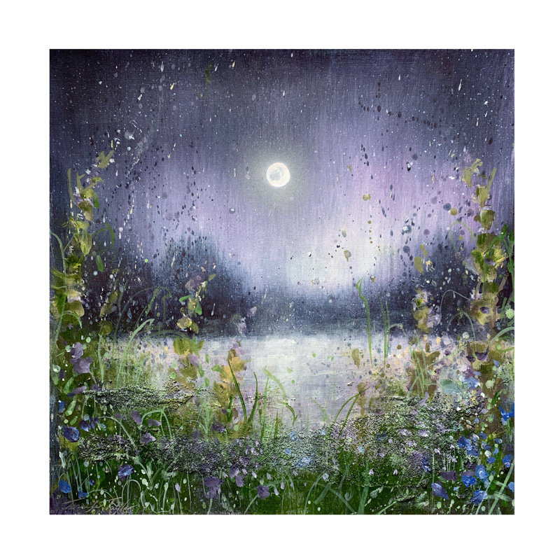 «Jennifer Taylor», art sur toile Amethyst Spring 2, H 18 po x l 18 po