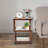 3-Tier Wood End Table Side Table