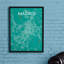 "Madrid City Map", affiche imprimée en nature-31735718