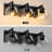 Modern 3- Vanity Lighting For Bathroom, Hallway, Kitchen - Matte Black Finish, Water , Easy Installation Bathroom Fixtures With 3 Lights, Clear Glass, And Metal Suitable Indoor Spaces, To Install,