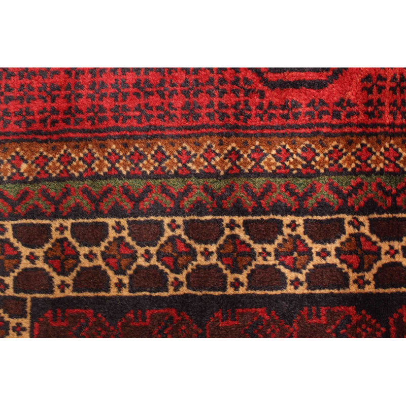 Teimani Red Rug 2'10" x 4'11"