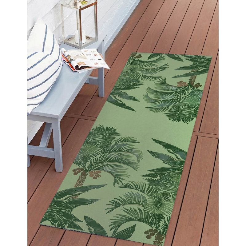 Tapis extérieur In the Jungle, Tapis de couloir 2 pi 6 po x 8 pi