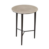 Circle Etched Accent Table